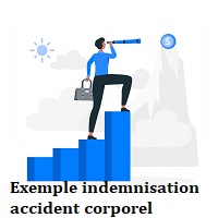 Exemple indemnisation accident corporel