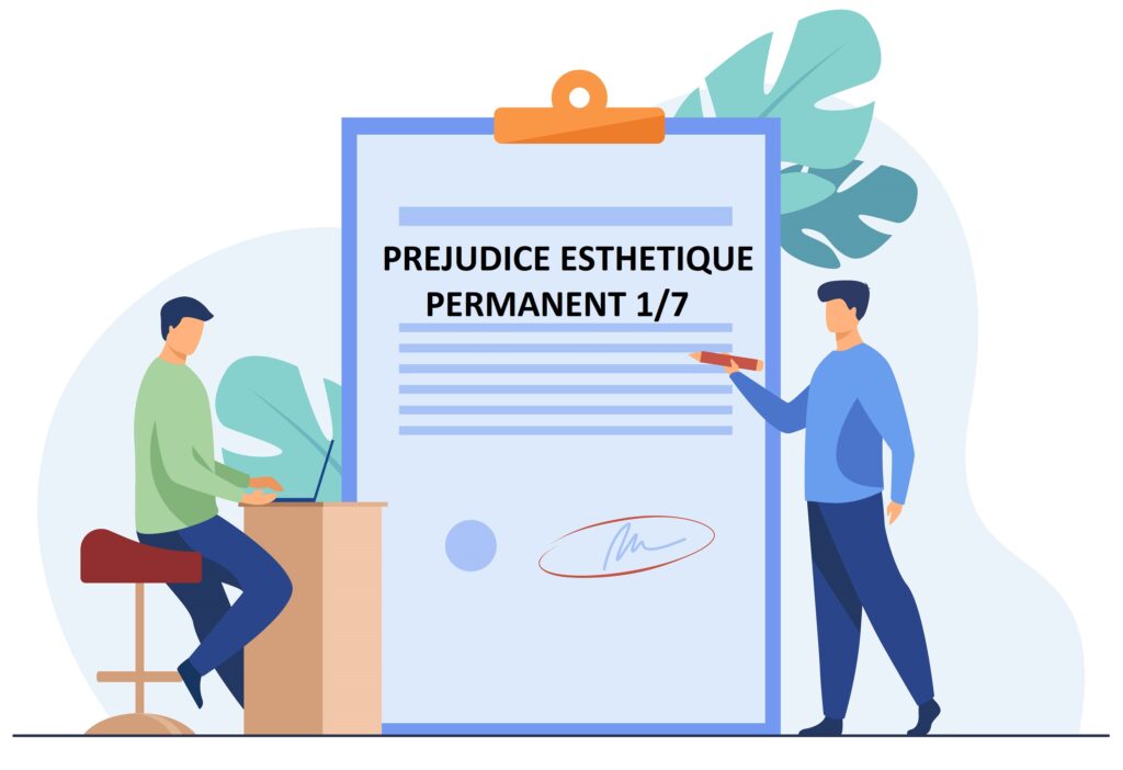 Préjudice esthétique permanent 1/7