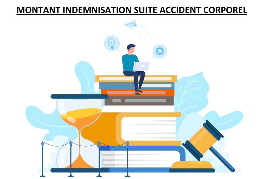 Montant indemnisation suite accident corporel