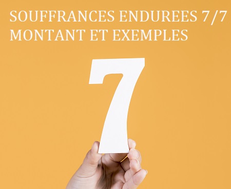 souffrances endurées 7/7