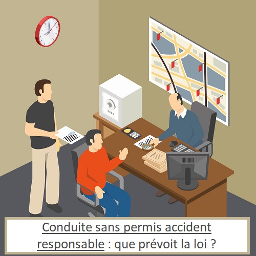 Conduite sans permis accident responsable