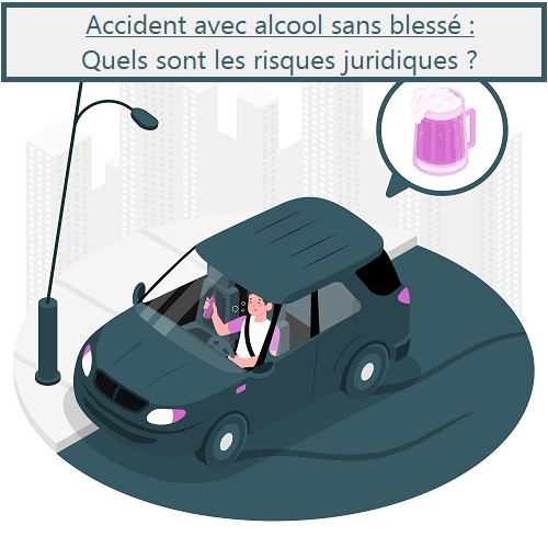 Accident avec alcool sans blessé