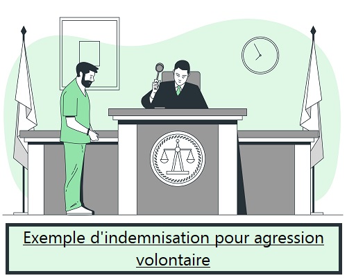 Exemple d'indemnisation pour agression volontaire