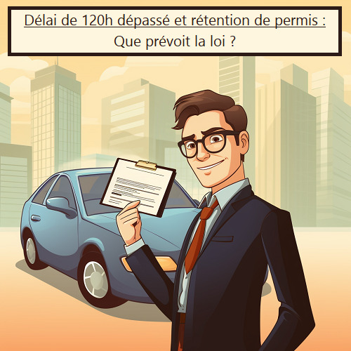 Délai 120h rétention de permis dépassé